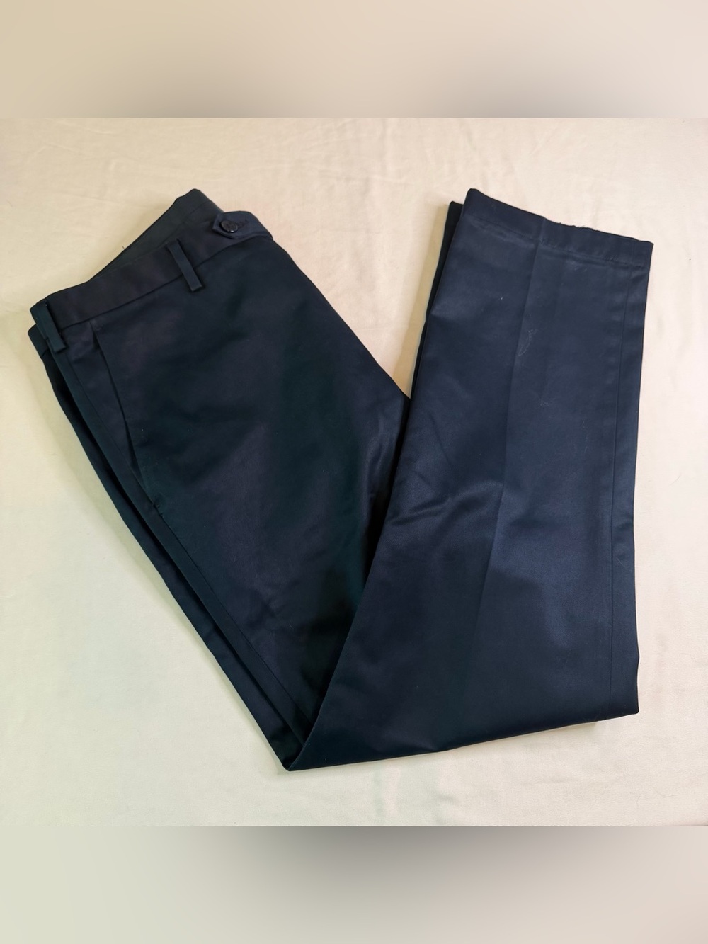 Jos A Bank Traveller Dress Pants Mens 36x30 Tailored Fit Gray Cotton Slacks